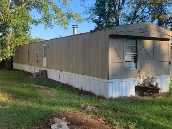 a backyard of a house
