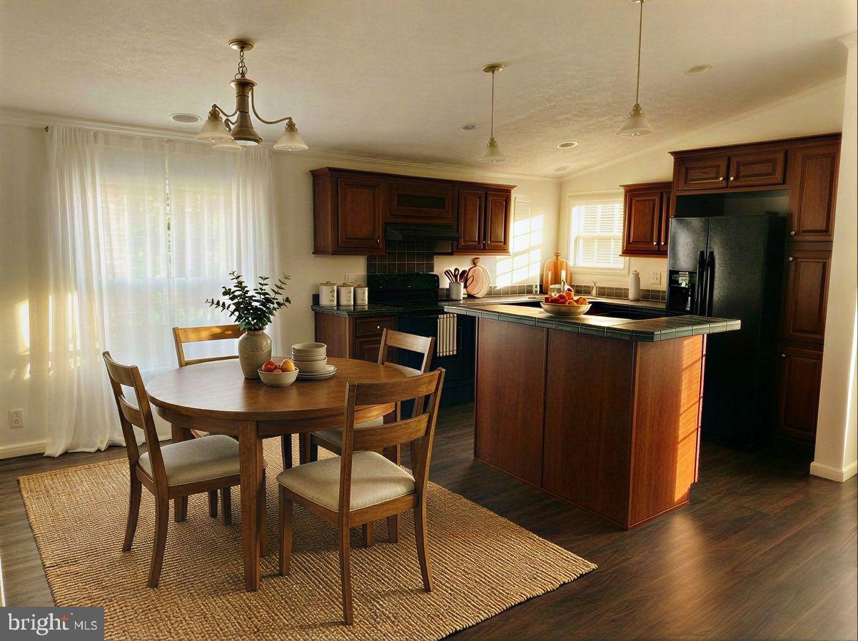 12014 Hickory Ridge Lane Southwest Frostburg, MD 21532 - Photo 7 of 36 Virtually Staged Dining Area and Kitchen