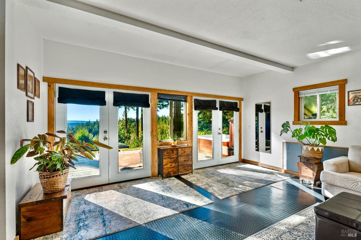 40401 Little River-Airport Road Little River, CA 95456 - Photo 16 of 47 a living room with furniture and a potted plant