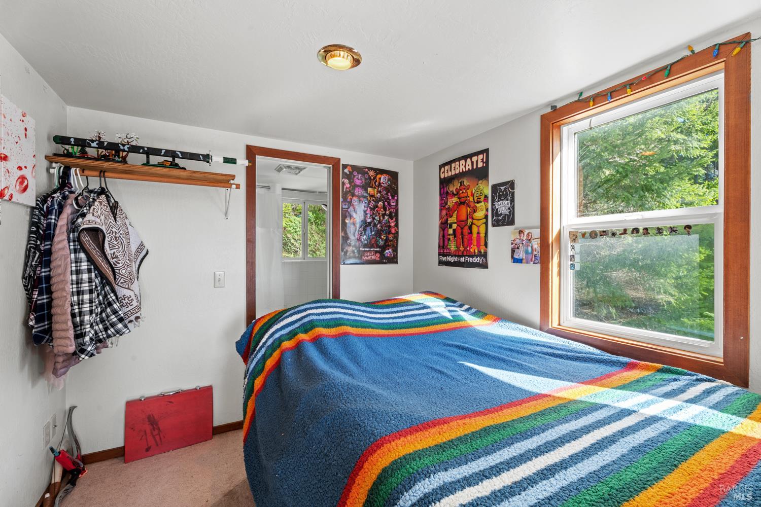 40401 Little River-Airport Road Little River, CA 95456 - Photo 23 of 47 a bedroom with a bed and a window