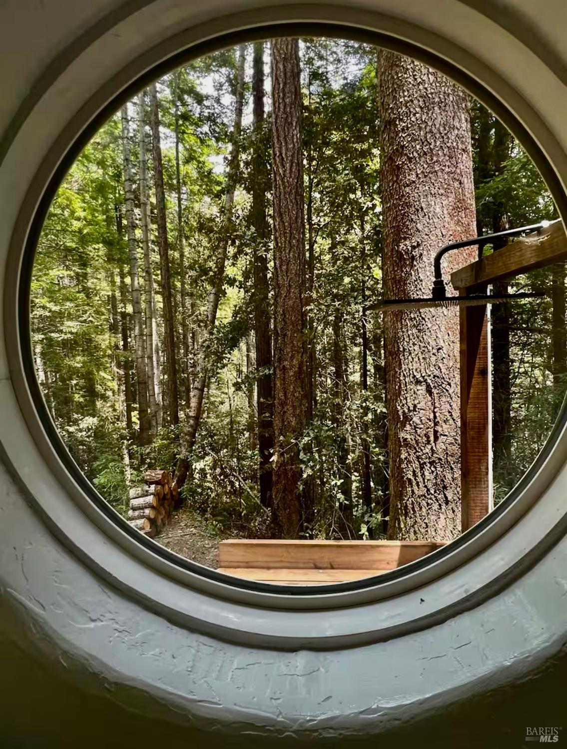 40401 Little River-Airport Road Little River, CA 95456 - Photo 32 of 47 a view of fountain from a window