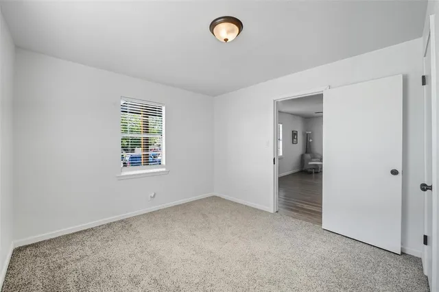 an empty room and a window