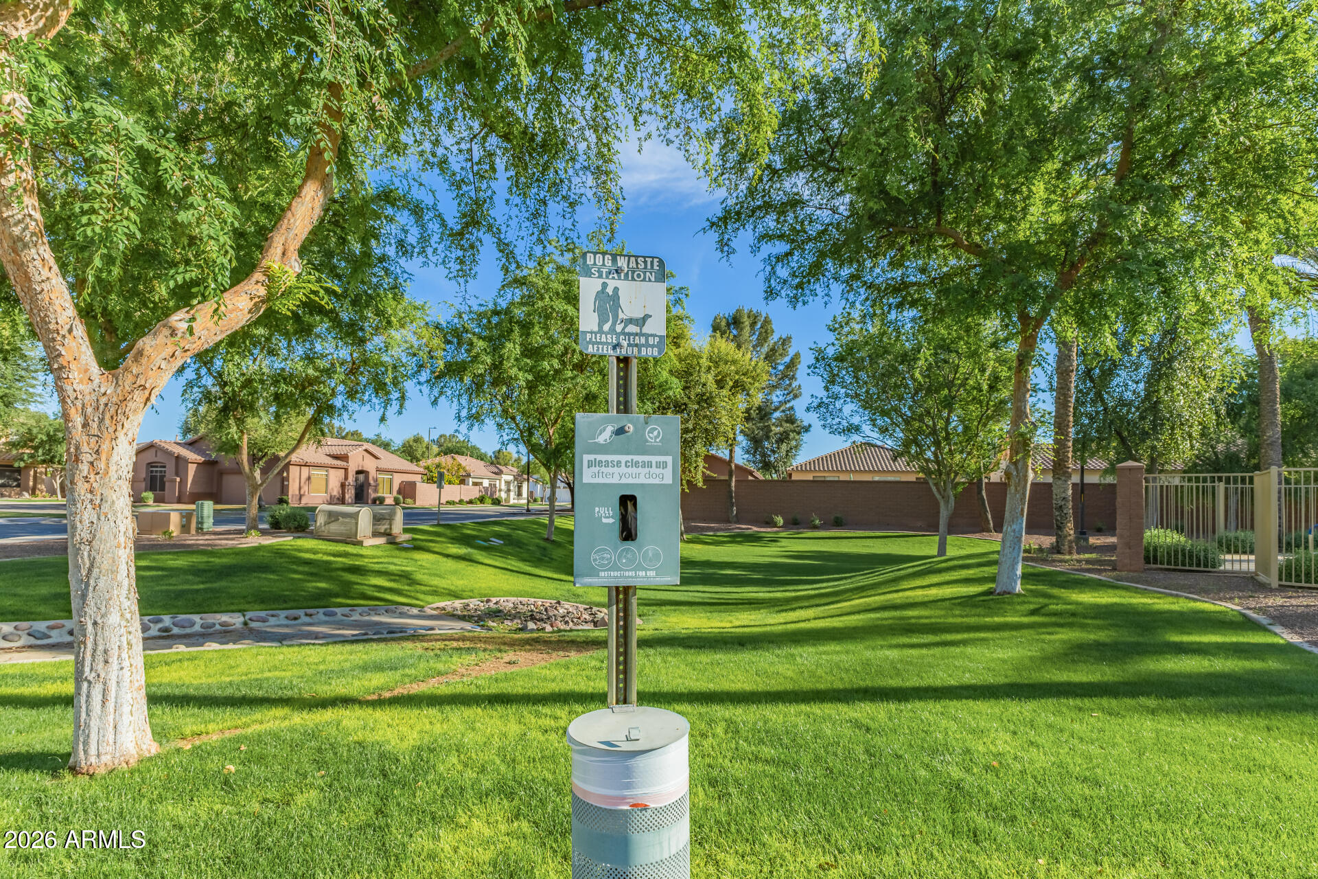 2600 East Springfield Place, Unit 34 Chandler, AZ 85286 - Photo 35 of 38 a front view of a house with a yard and trees