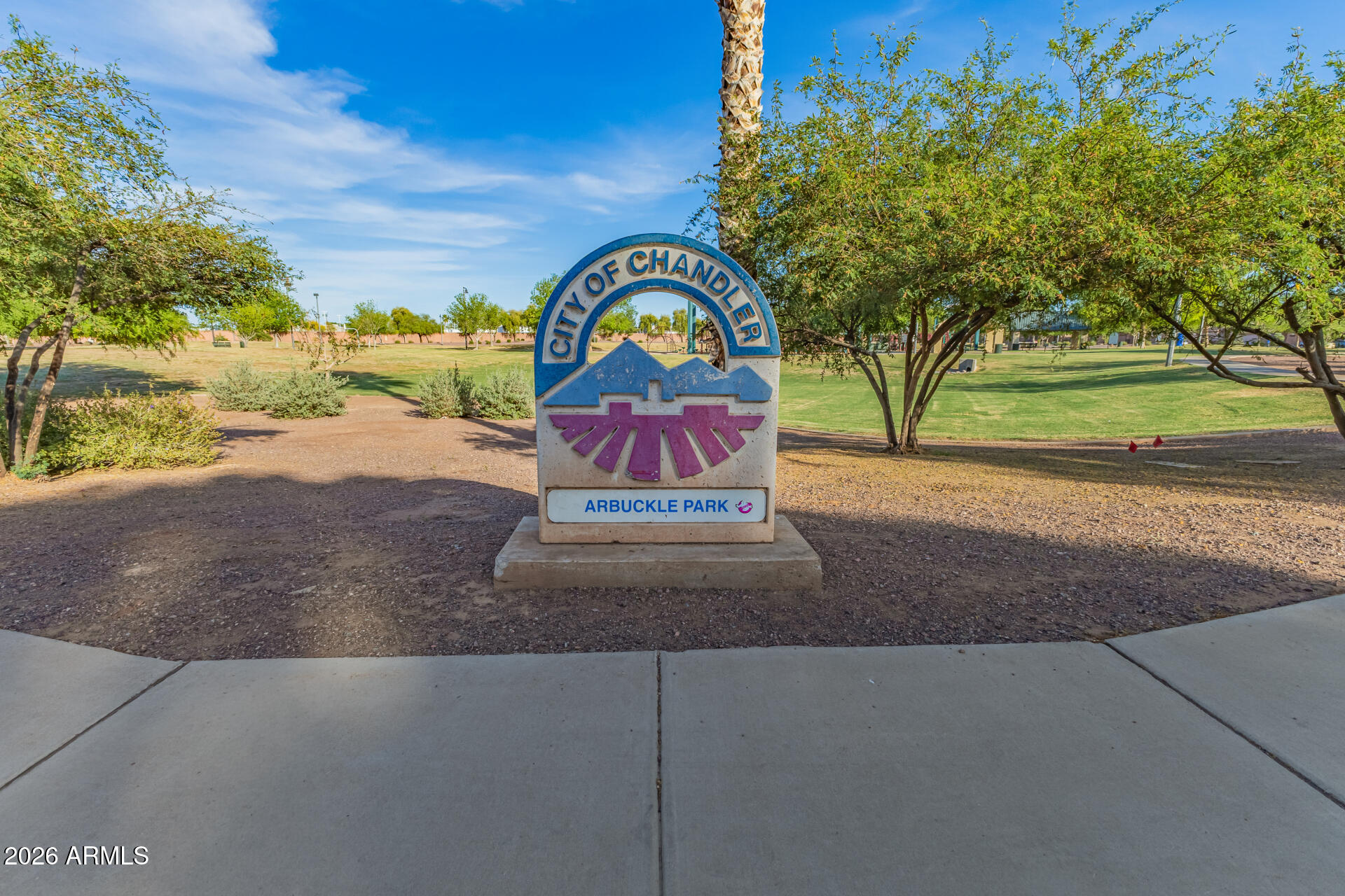 2600 East Springfield Place, Unit 34 Chandler, AZ 85286 - Photo 37 of 38 a view of outdoor space with garden and entertaining space