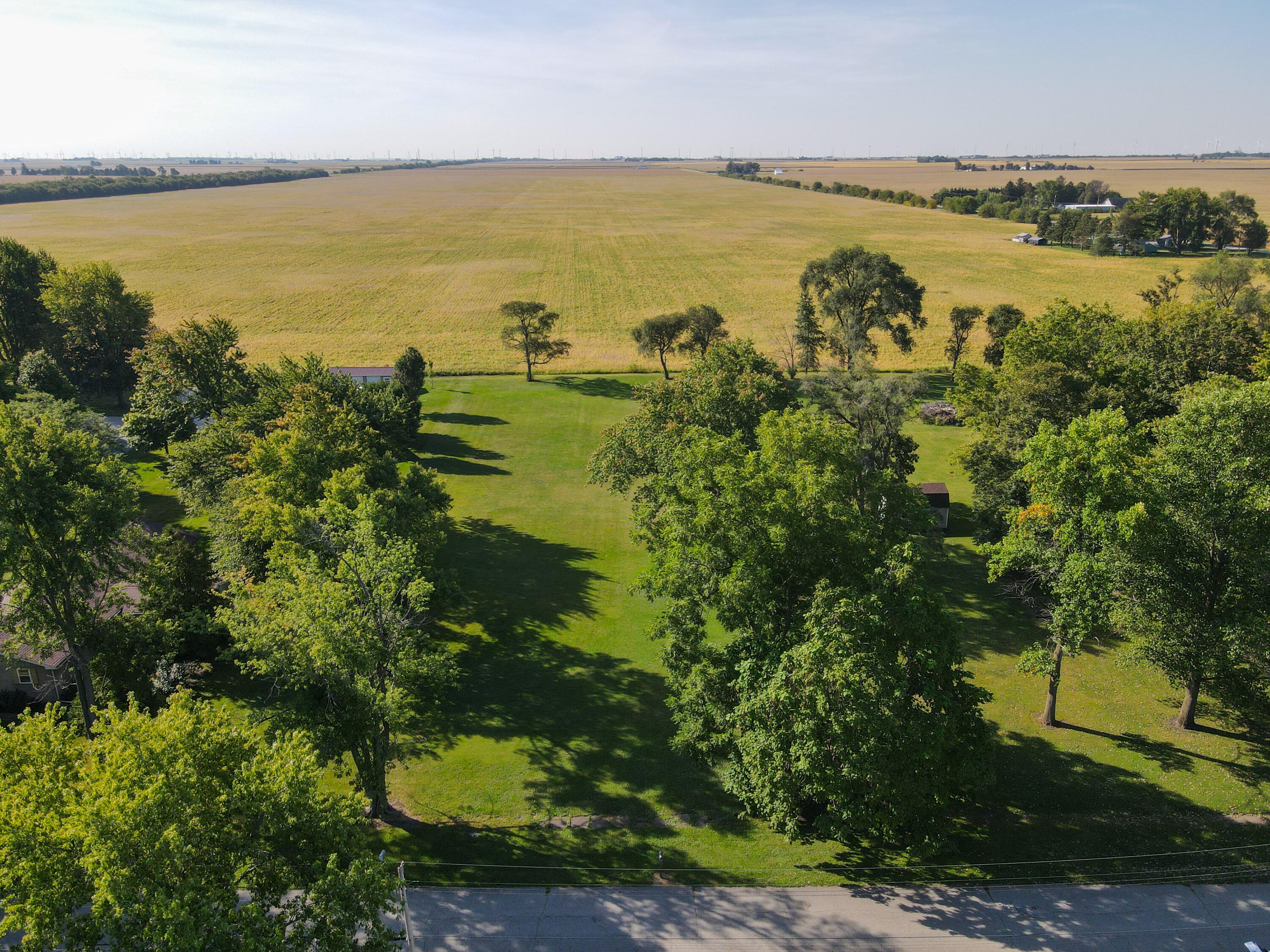Vacant Land West Allen Street Kentland, IN 47951 - Photo 1 of 6 a view of a lake with houses in all around
