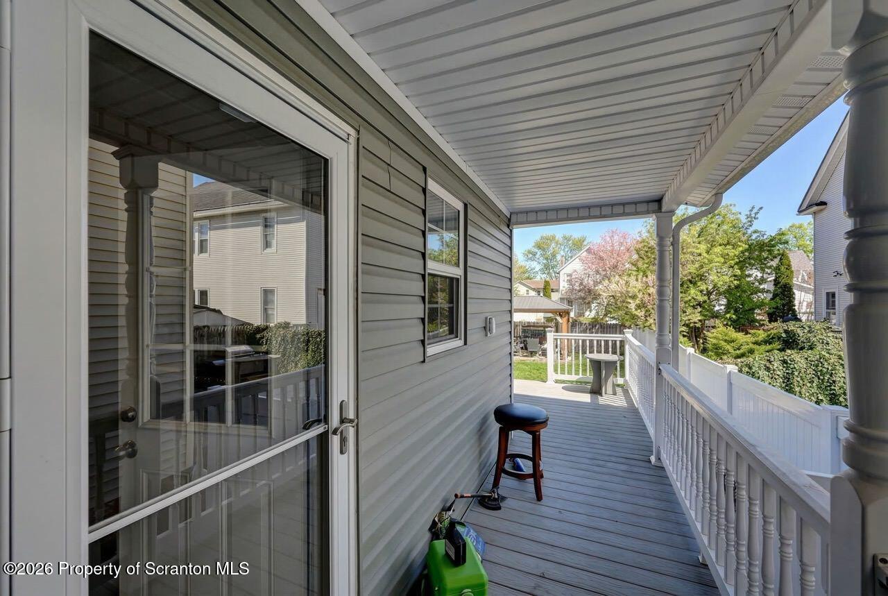 328 Ferdinand Street Scranton, PA 18508 - Photo 36 of 40 a view of a porch with wooden floor