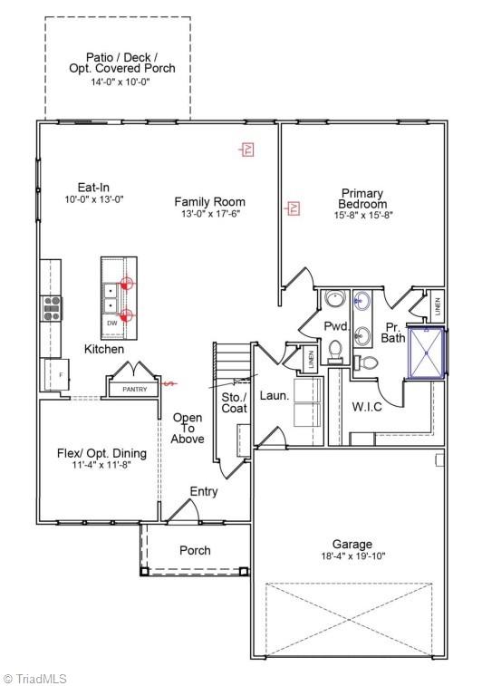 3003 Bayou Street Graham, NC 27253 - Photo 3 of 4 First Floor