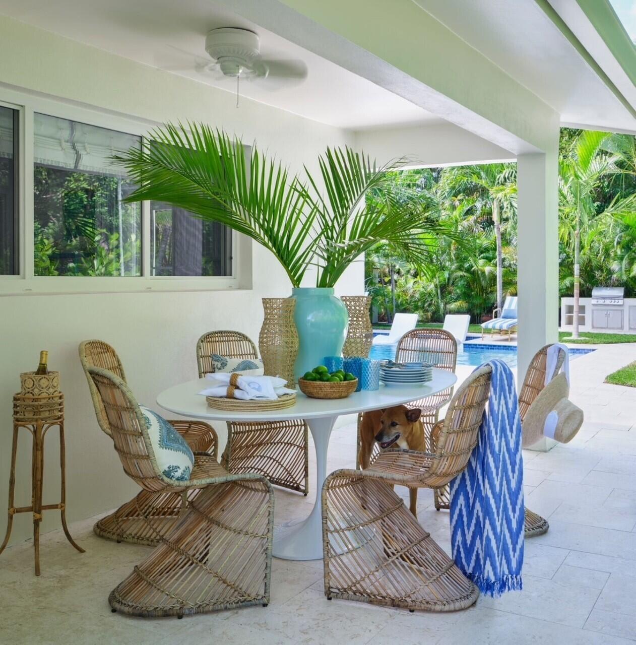 255 Cortez Road West Palm Beach, FL 33405 - Photo 11 of 24 a view of a dining room with furniture window and outside view