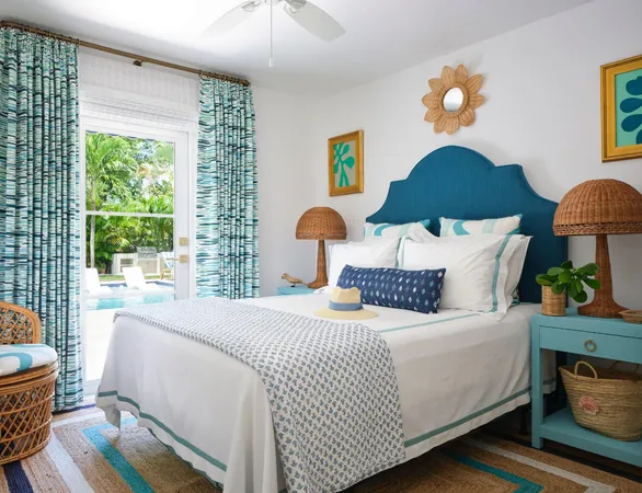 a bedroom with a bed a lamp and a window