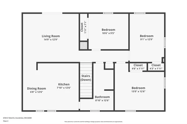 $195,000 | 6103 East 152nd Street, Grandview, MO 64030
