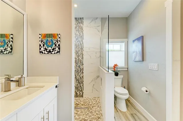 a view of a porch with a yard