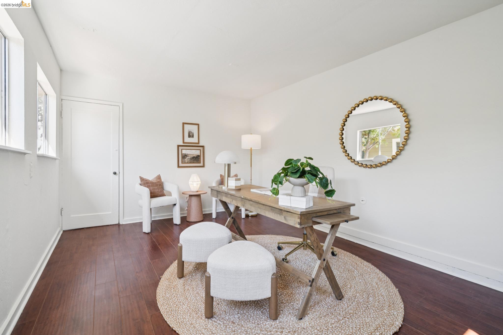 1321 Sunset Loop Lafayette, CA 94549 - Photo 27 of 49 Hardwood-finish flooring, white painted walls, and multiple windows providing natural light