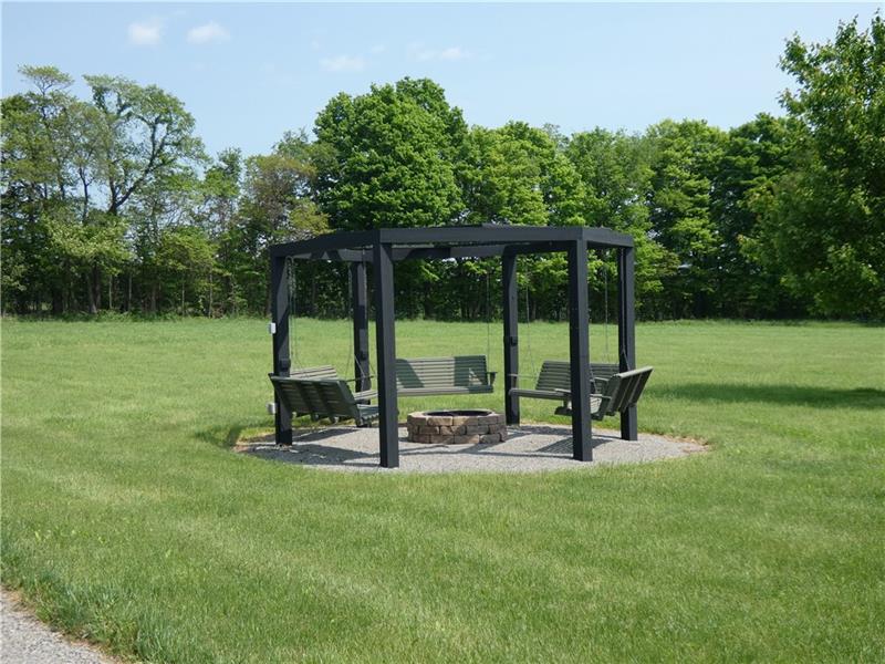 246 Burdette Road Stoneboro, PA 16153 - Photo 9 of 24 Swing gazebo with firepit