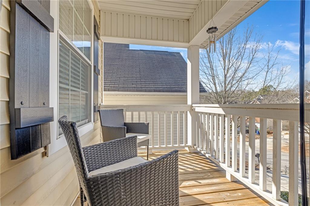 642 Lakes Circle Lithonia, GA 30058 - Photo 25 of 26 a view of a chair with a from a balcony