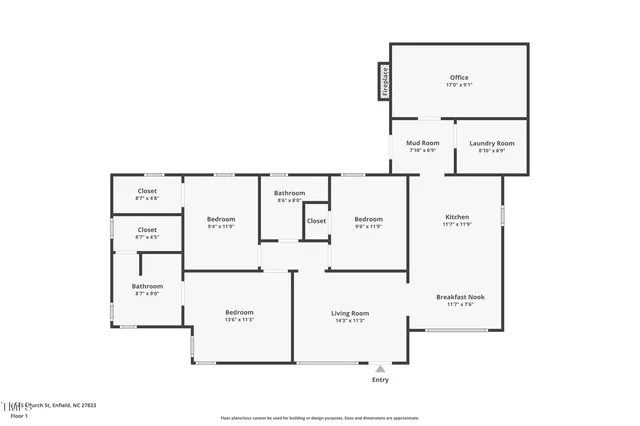 $324,000 | 615 South Church Street, Enfield, NC 27823