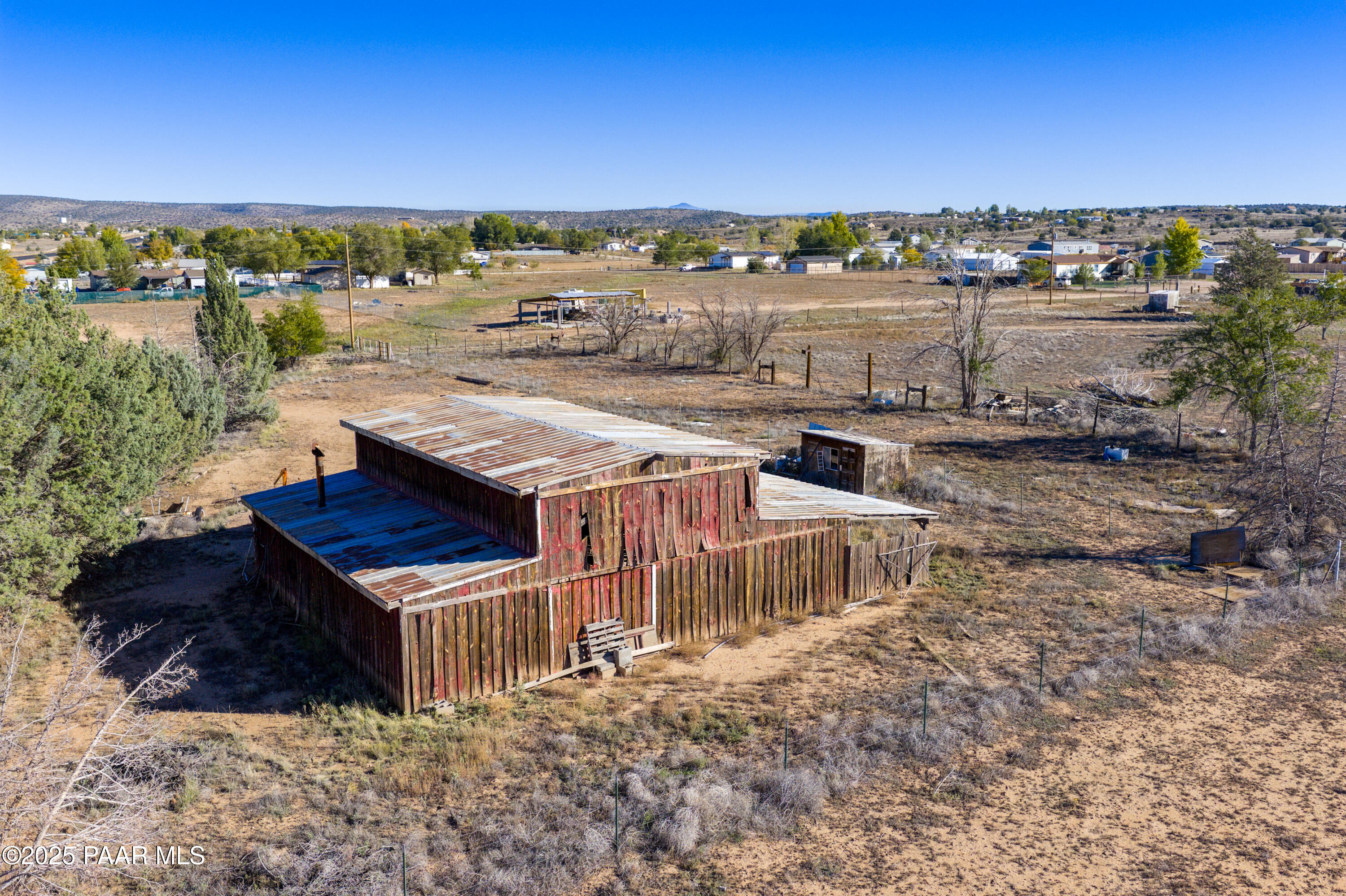 24025 North State Route 89 Paulden, AZ 86334 - Photo 23 of 29 a view of a house with a yard and ocean view