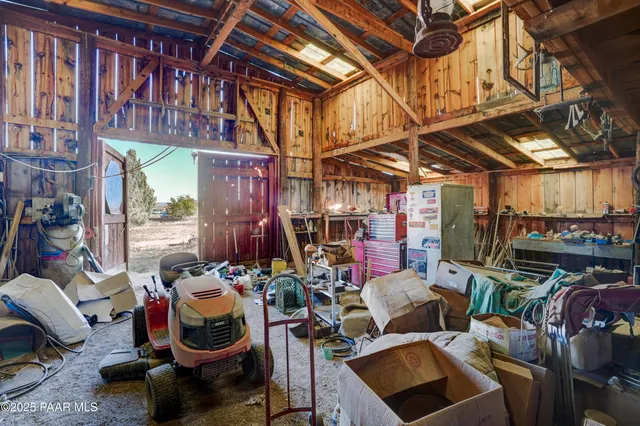 a view of storage and utility room