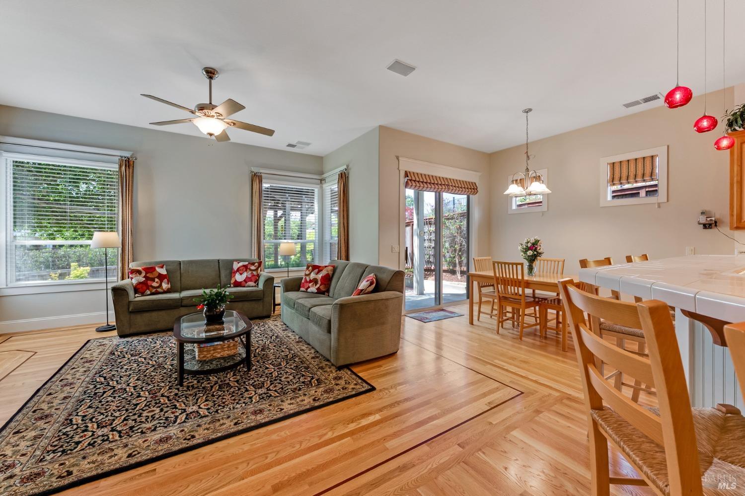 3559 Alturia Heights Santa Rosa, CA 95403 - Photo 12 of 39 Family room open to kitchen and eating area