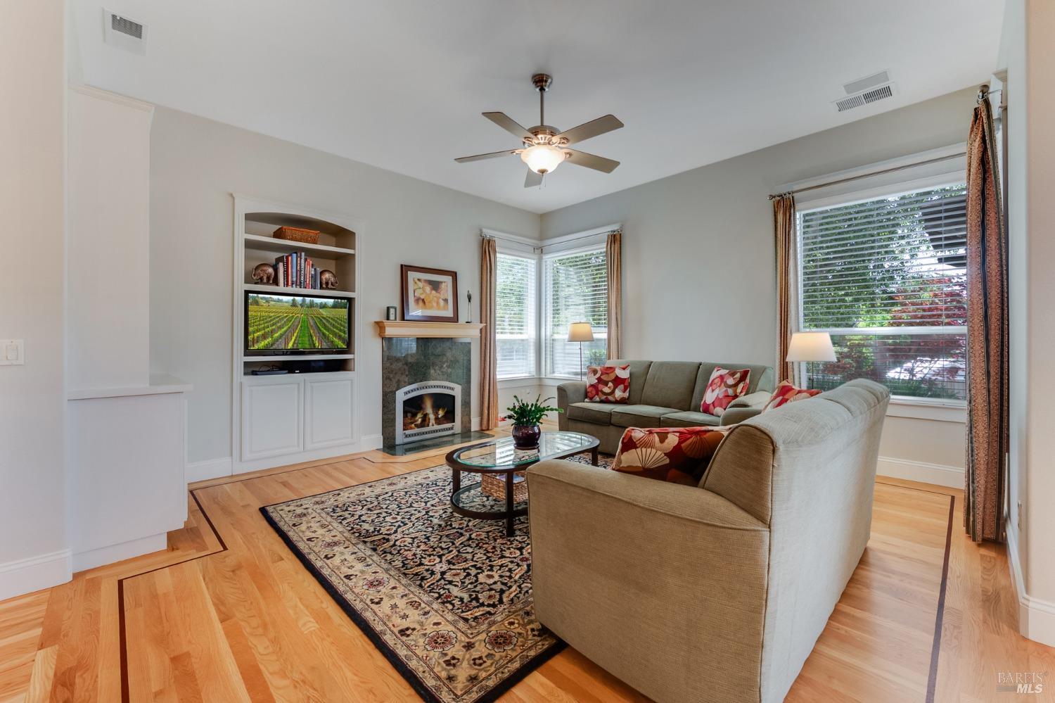 3559 Alturia Heights Santa Rosa, CA 95403 - Photo 13 of 39 Family room with gas fireplace