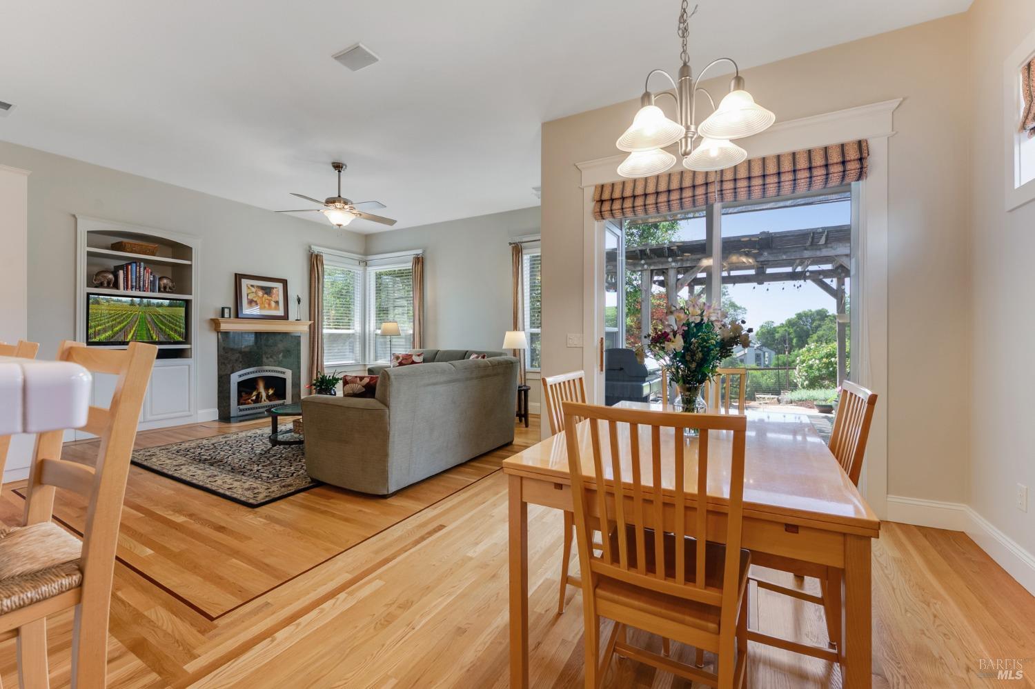 3559 Alturia Heights Santa Rosa, CA 95403 - Photo 15 of 39 Casual eating area with view of sliding door that leads to the backyard