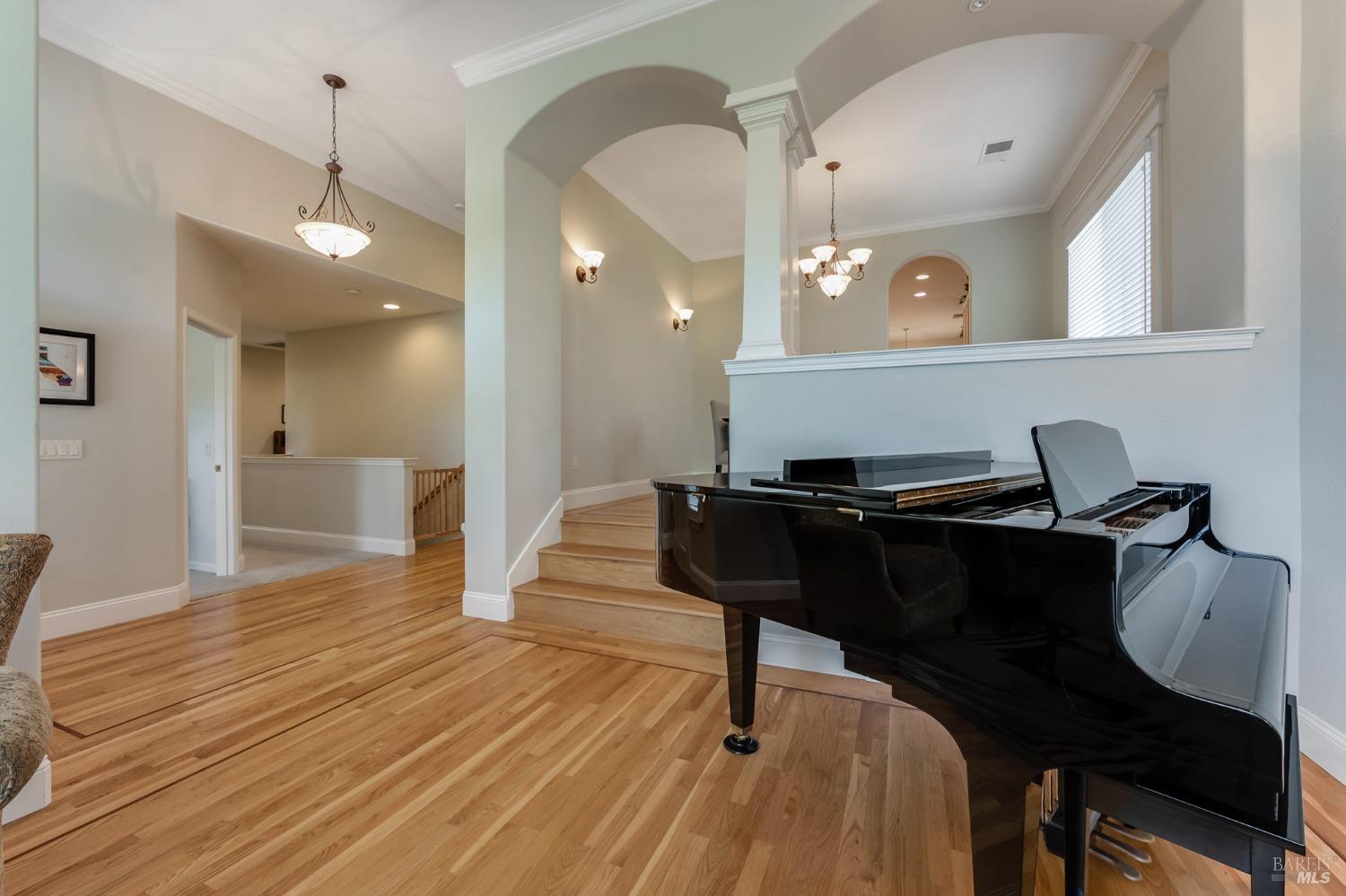 3559 Alturia Heights Santa Rosa, CA 95403 - Photo 4 of 39 Formal living room - archway steps leads to dining room