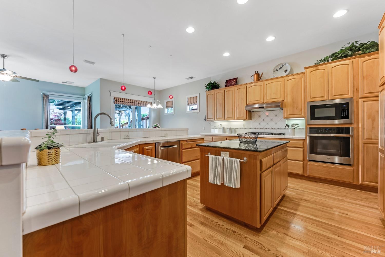 3559 Alturia Heights Santa Rosa, CA 95403 - Photo 8 of 39 Beautiful kitchen with island and updated appliances