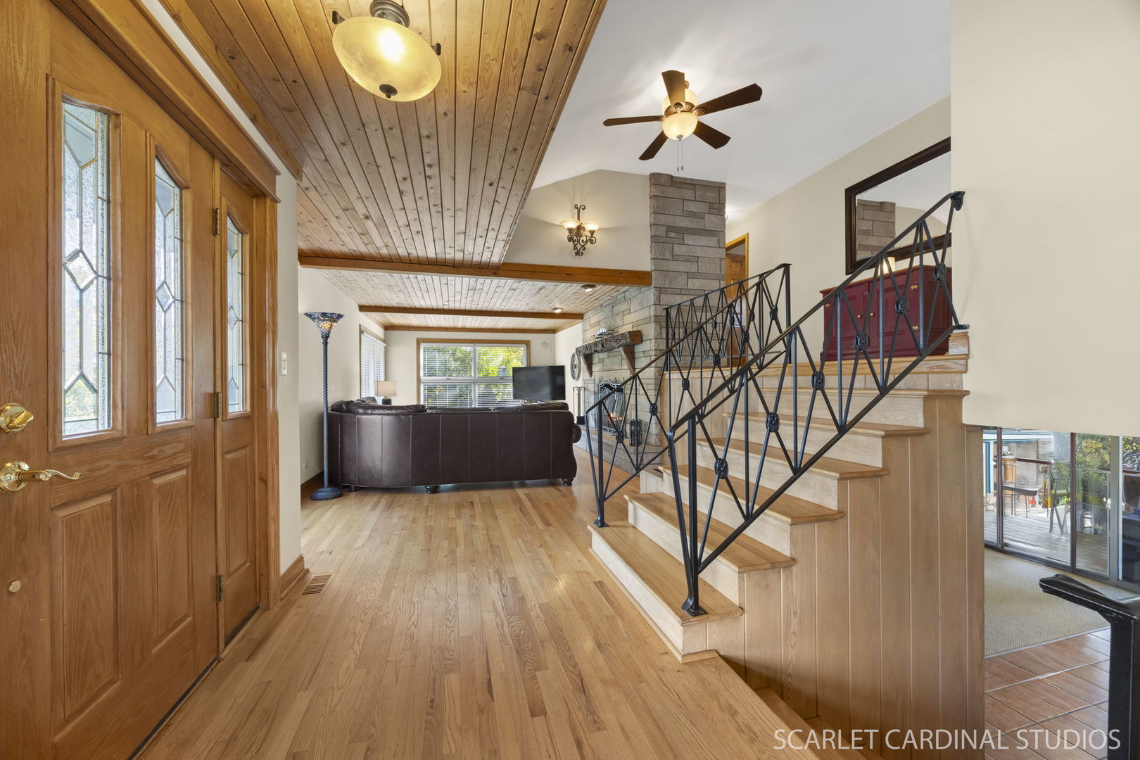 1007 Beau Brummel Drive Sleepy Hollow, IL 60118 - Photo 3 of 35 a view of entryway livingroom and hall with wooden floor
