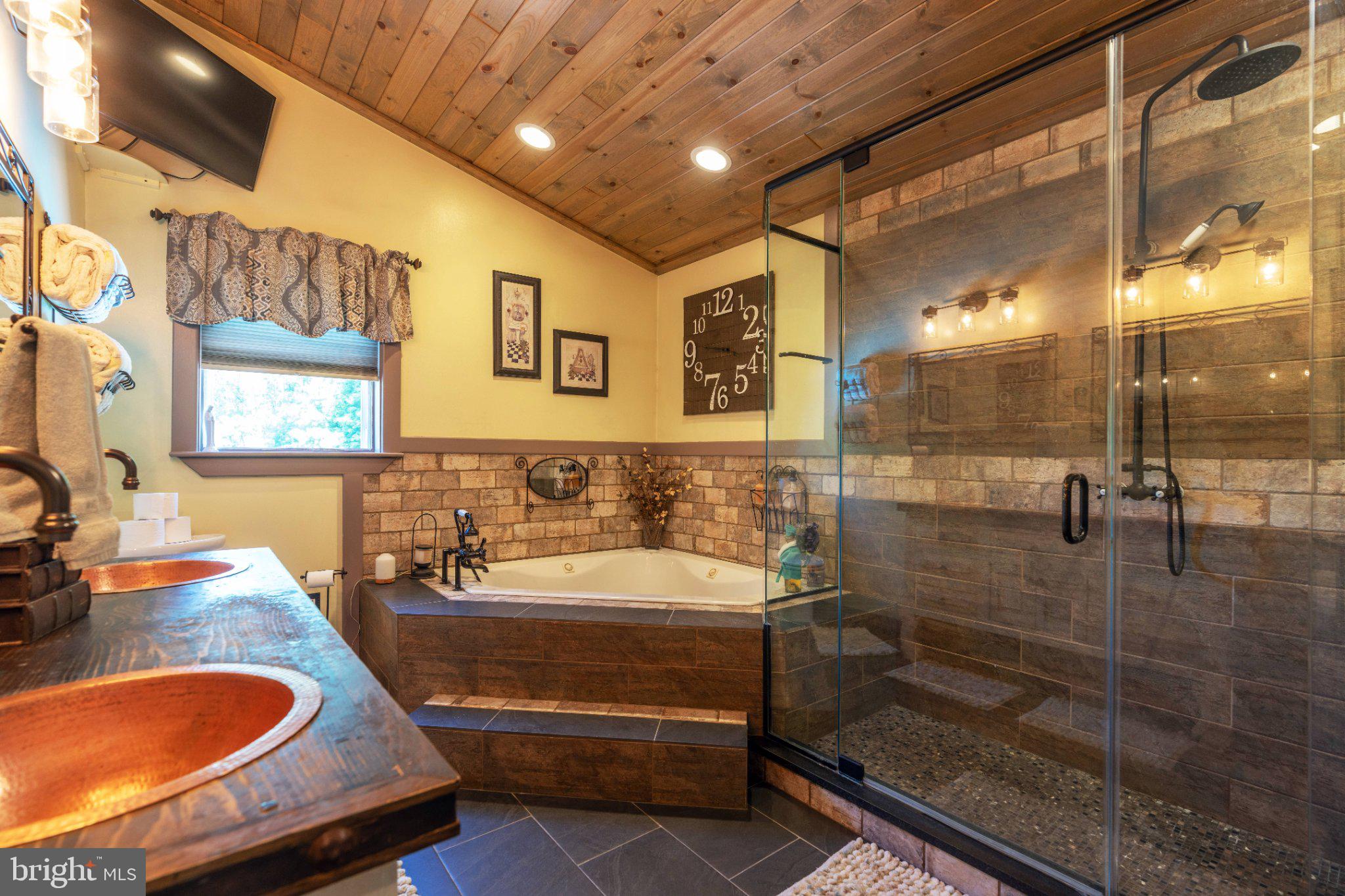 1002 Maple Lane Tyrone, PA 16686 - Photo 59 of 71 Rustic elegance in a serene bathroom.