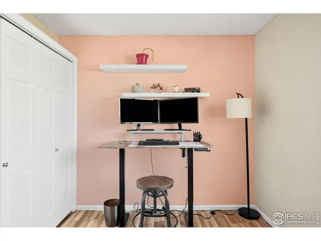 a view of living room with washer and dryer