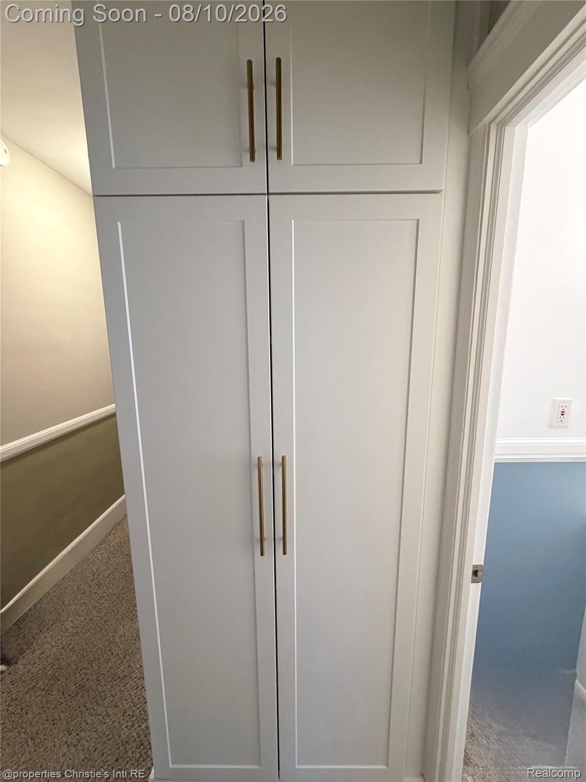 858 Nottingham Road Grosse Pointe, MI 48230 - Photo 14 of 16 Full-height built-in cabinetry with shaker-style doors and linear brass hardware