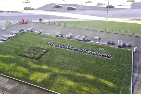 a view of a wooden fence