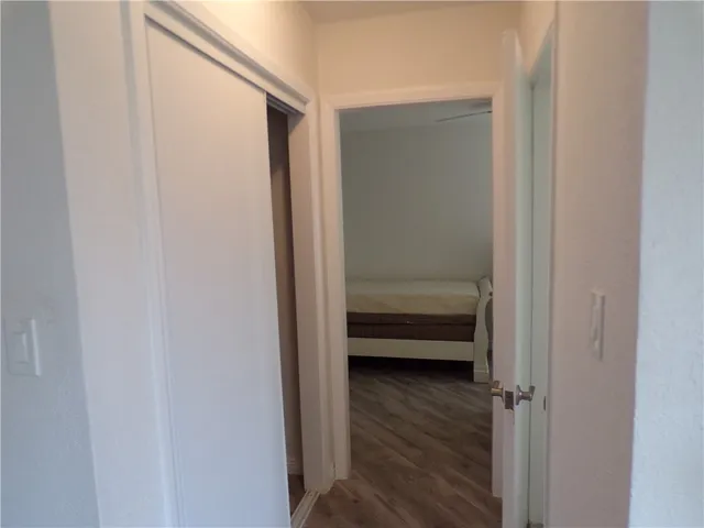 a view of closet area