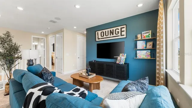 front view of a house with a small yard