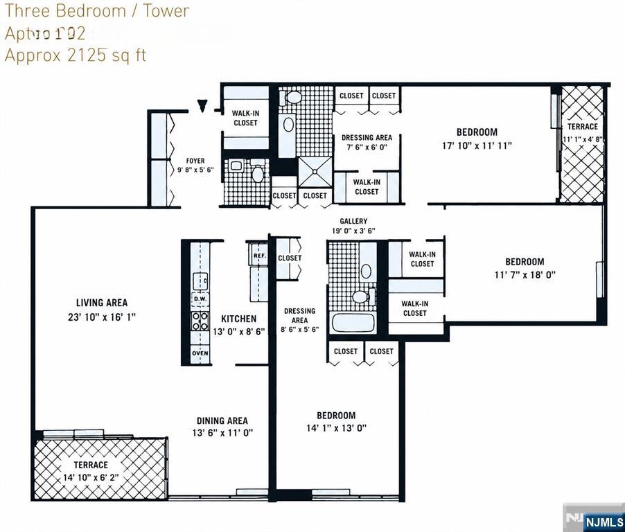 5 Horizon Road, Unit 2102 Fort Lee, NJ 07024 - Photo 3 of 32