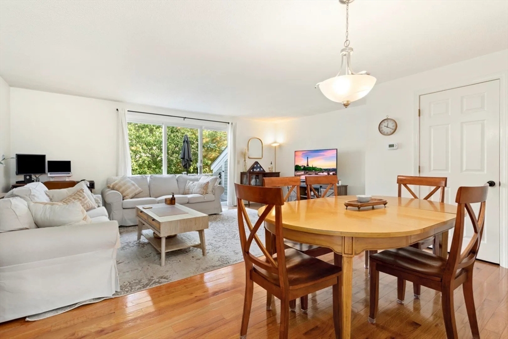108 Abington Road, Unit 108 Danvers, MA 01923 - Photo 11 of 34 a view of a dining room with furniture and wooden floor