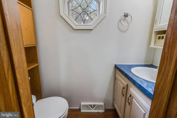 a view of a wooden roof deck