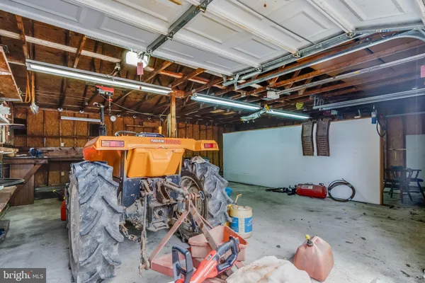 a view of a storage room with chairs
