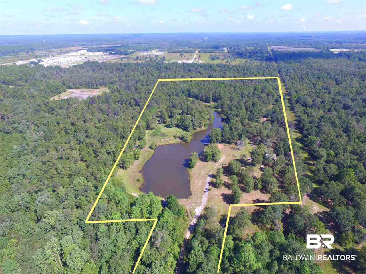 1341 Radcliff Road Creola, AL 36525 - Photo 1 of 21 Appx 19.6 acres, boundaries are approximate