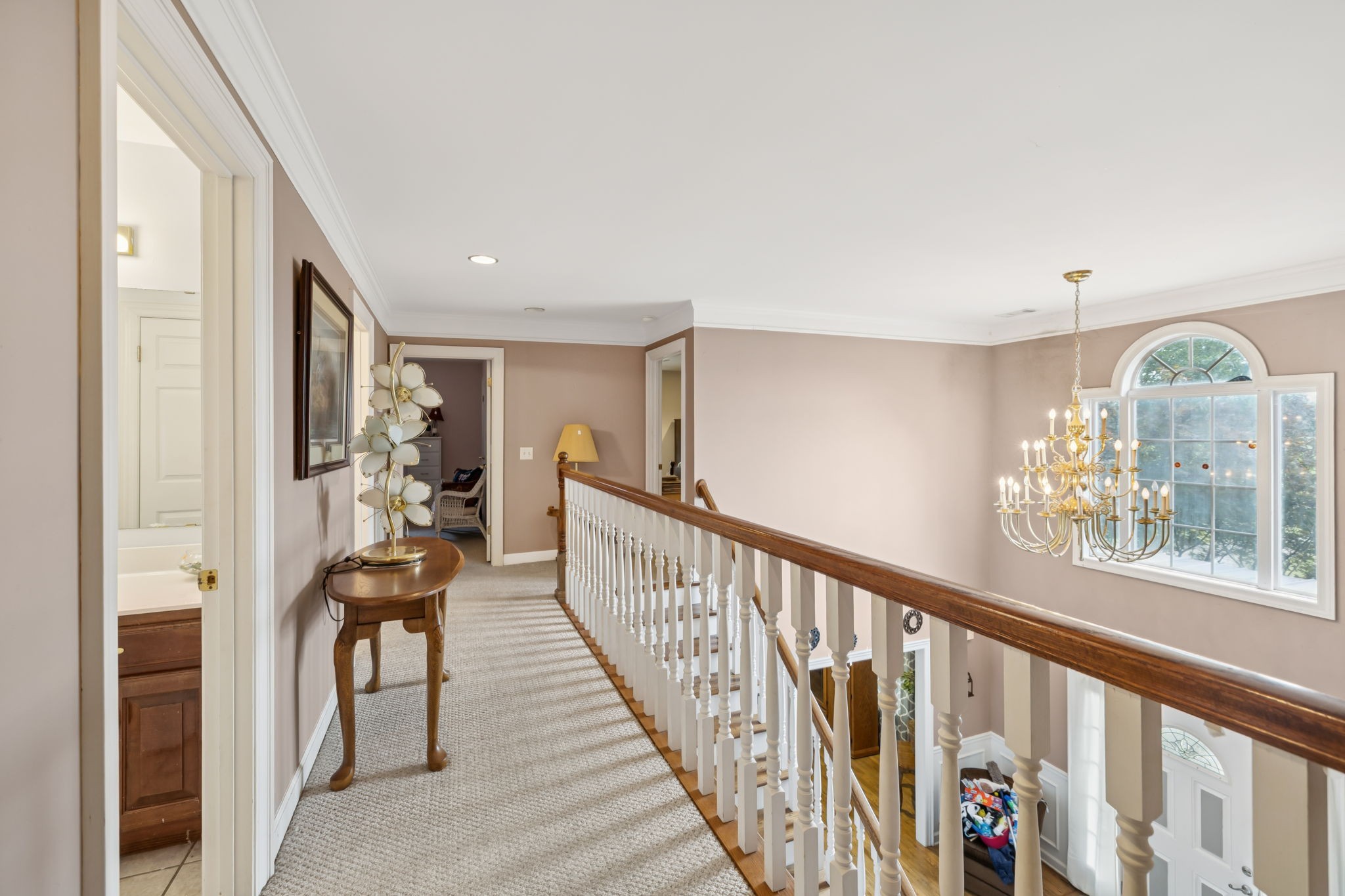 33 Bishop Road Lawrenceburg, TN 38464 - Photo 32 of 87 a view of a hallway with wooden floor and windows