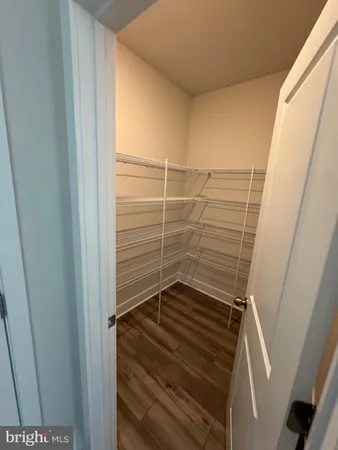 a view of wooden door