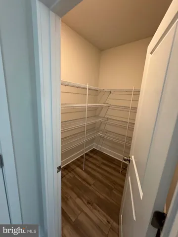 a view of wooden door