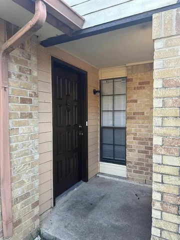 a view of front door