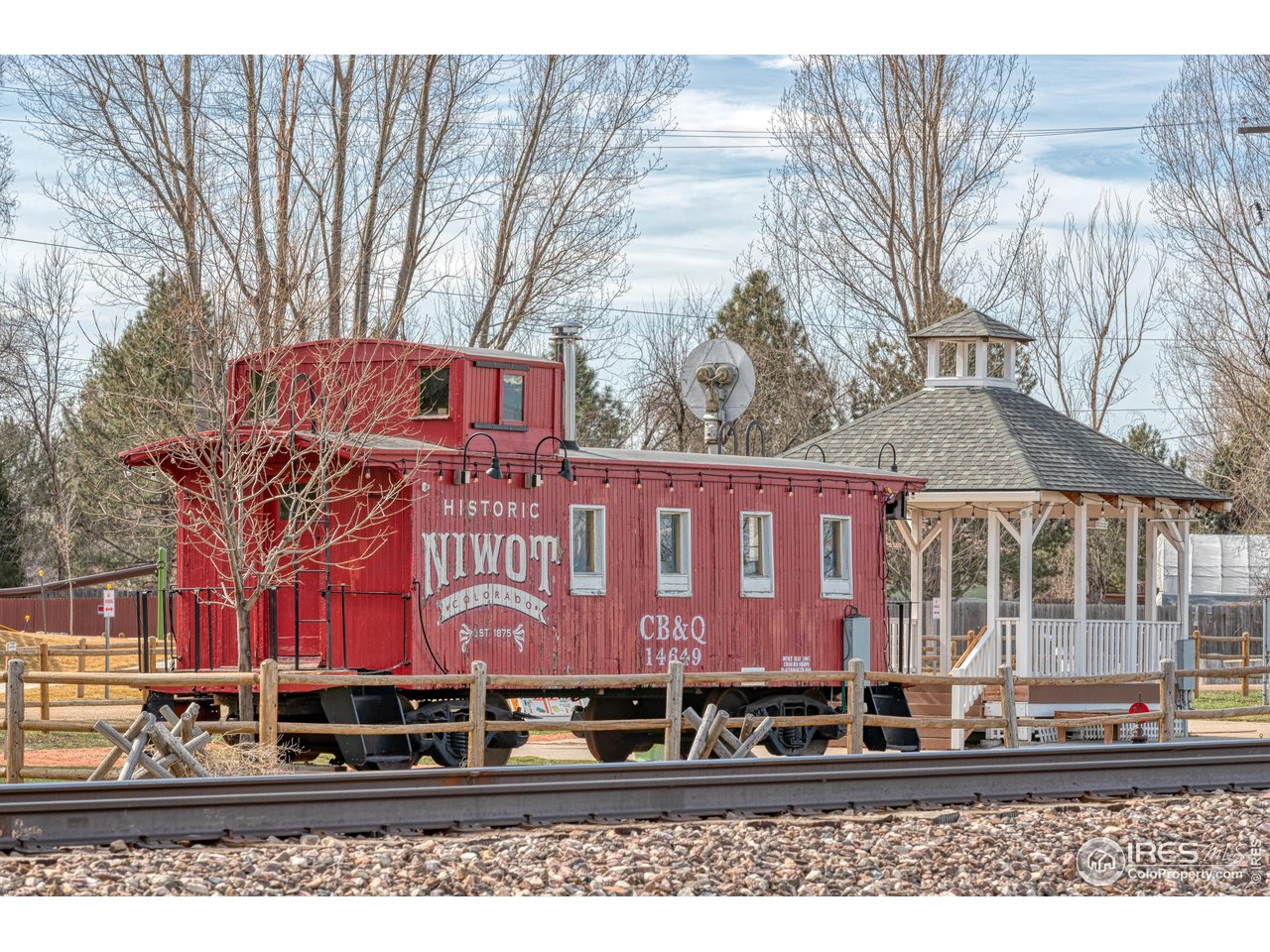 8461 Pawnee Lane Niwot, CO 80503 - Photo 31 of 31 Whistlestop Park with a gazebo, historic caboose hosts an array of events: live music, Lobsterfest, weddings and more!