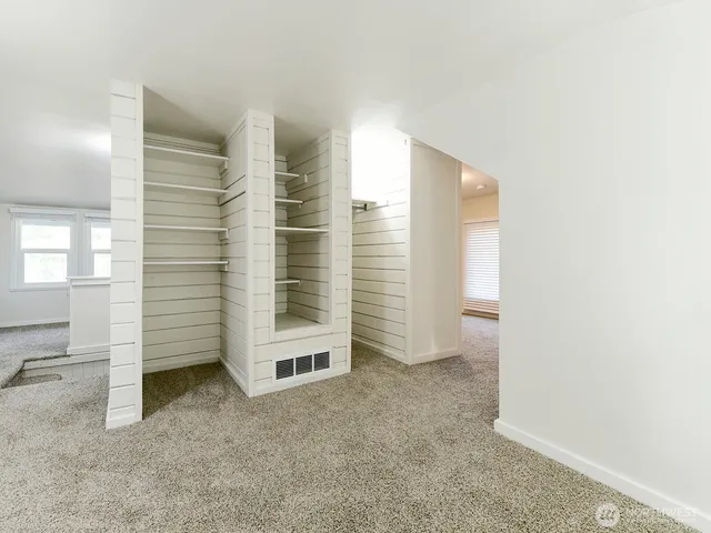 a view of closet area