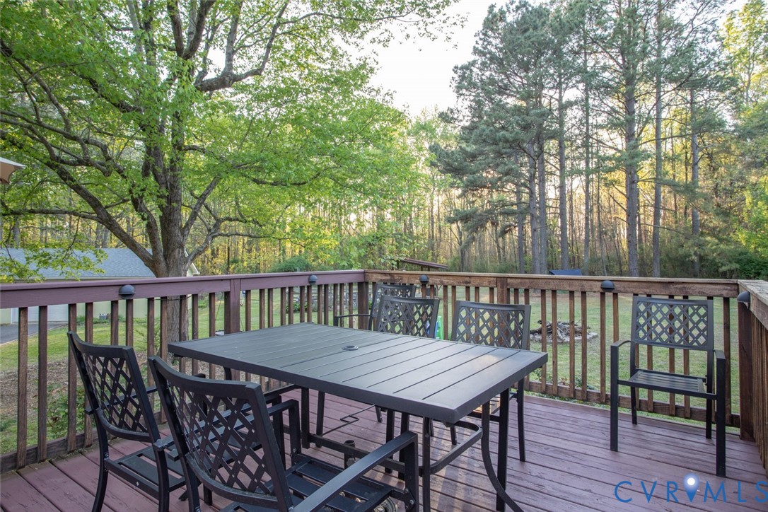 4157 New Market Road Henrico, VA 23231 - Photo 36 of 43 Deck featuring outdoor dining space