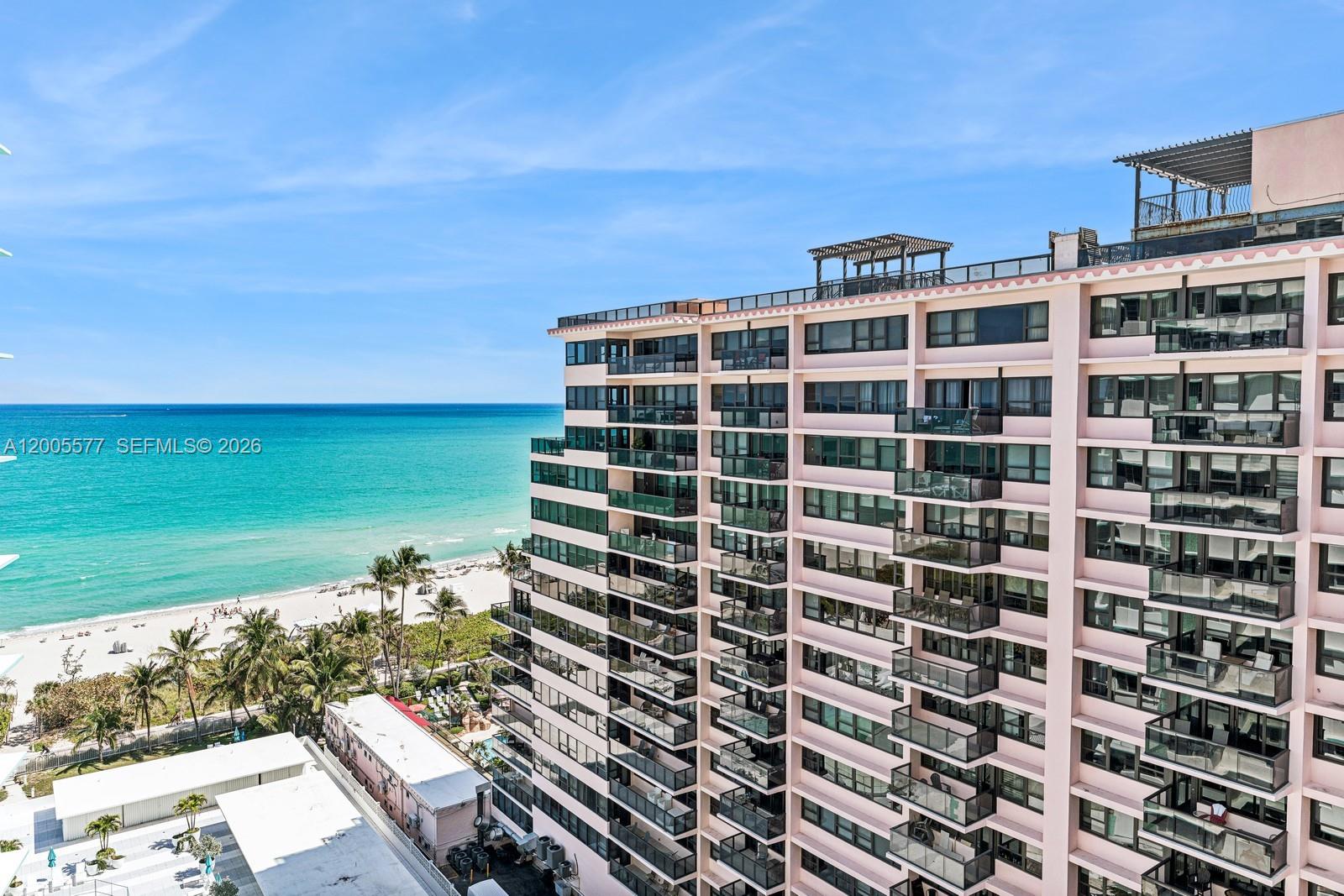 5255 Collins Avenue, Unit 11A Miami Beach, FL 33140 - Photo 12 of 15 a view of a building with garden