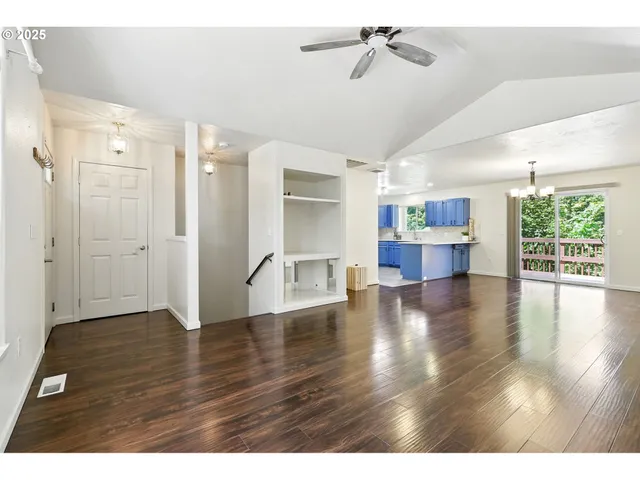 a view interior of a house wooden floor and windows