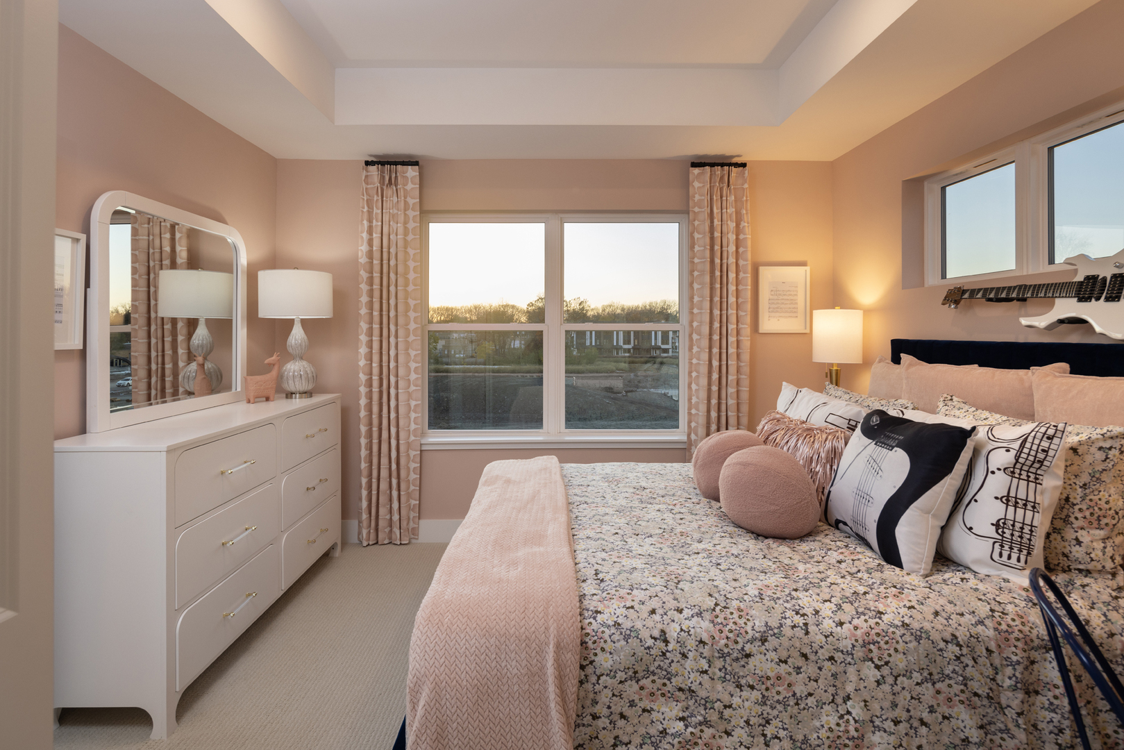 1181 Shermer Road Northbrook, IL 60062 - Photo 10 of 12 a spacious bedroom with a bed and large windows