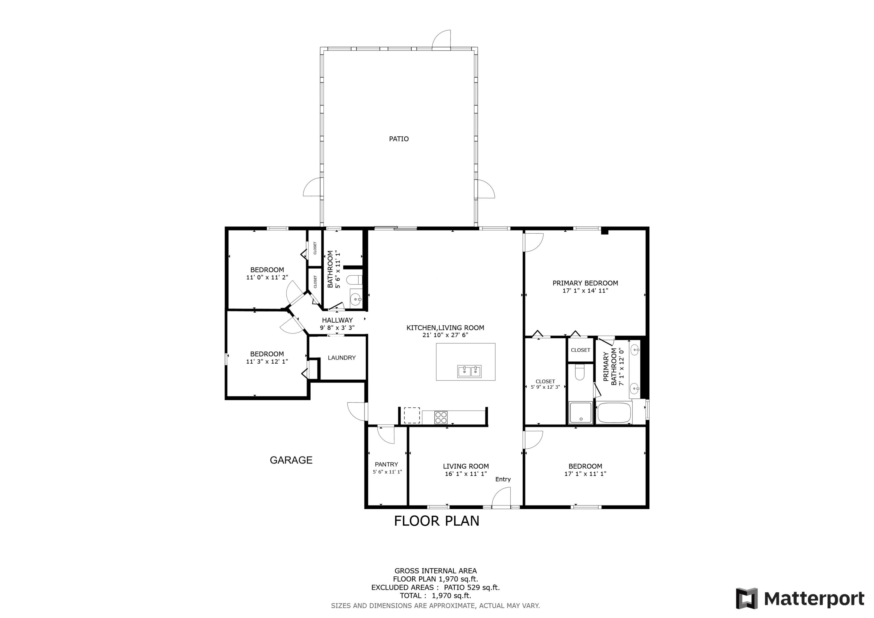 1325 Bennett Road Fort Pierce, FL 34947 - Photo 34 of 34 Floor plan