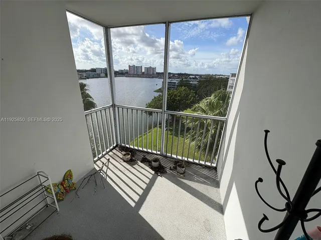 a view of a lake from a yard